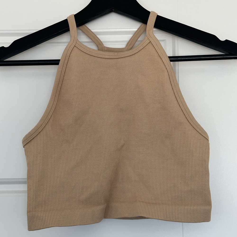 **SOLD** Aritzia TNA Body Rincon Cropped Halter Racerback